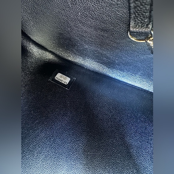 chanel Caviar Quilted Business Affinity Backpack Black LGHW - Picture 11 of 12